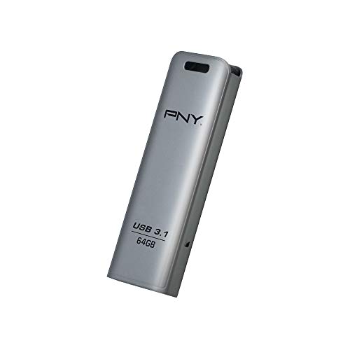 Image of PNY Elite Steel USB 3.1 Flash Drive - 64GB