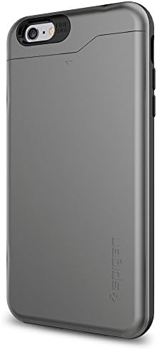 Spigen Slim Armor CS iPhone 6 Plus Case with Slim Dual Layer Wallet Design and Card Slot Holder for iPhone 6S Plus / iPhone 6 Plus - CS Gunmetal