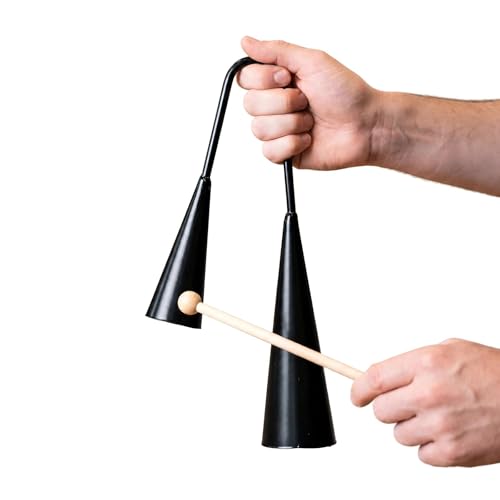 Milisten Metal Agogo Bell for Samba Percussion