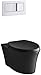 KOHLER K-6303-47 Veil Elongated Dual-Flush Wall-Hung Toilet, Almond, 1-Piece