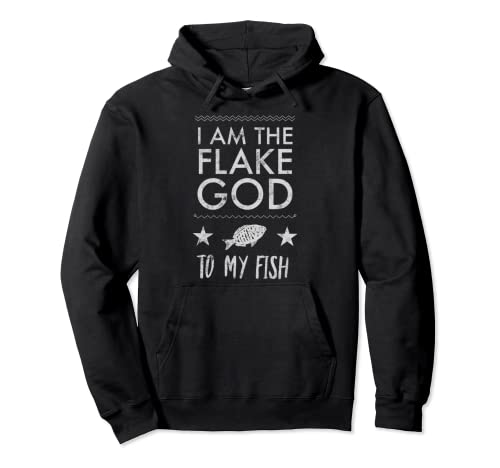 Flake God Acuario Pecera Acuarisista Regalo Divertido Sudadera con Capucha