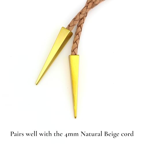 Bolo Supply Co. Pike Tips (8 Pieces, Matte Gold) - Bolo Tie Cord Ends for Bolo Tie Making and Other Jewerly Making. by BOLO SUPPLY CO. - Image 4