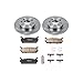 Power Stop KOE719 Autospecialty Rear Replacement Brake Kit-OE Brake Rotors & Ceramic Brake Pads For Mazda Miata 1990-1993 [Model Specific]