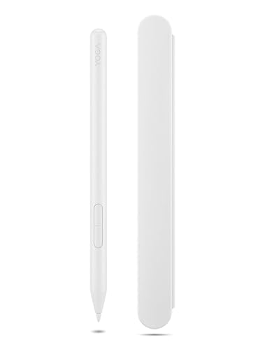 Lenovo Yoga Pen 2 with Magnetic Pen Case, AES 3.0 Stylus with 8192 Pressure Levels, USB C Rechargeable, Tilt Detection, Multi Protocol Support for Lenovo Yoga 2 in 1 PCs, Seashell