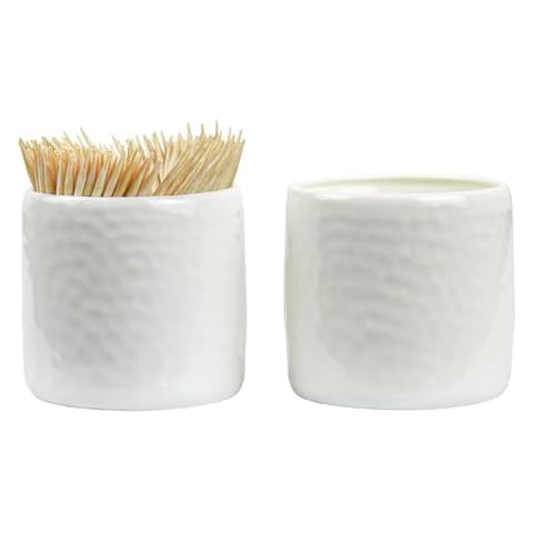 Iyulania Porcelain Toothpick Holders Set Cover