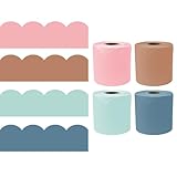 Carson Dellosa - Juego de 4 bordes enrollados modernos para tablón de anuncios,