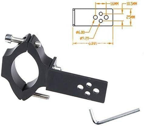 Riloer Motorcycle Headlight Mount Brackets, Front Fork Clamps 28-55mm Universal Tube Light Holder Fog Light Mounting