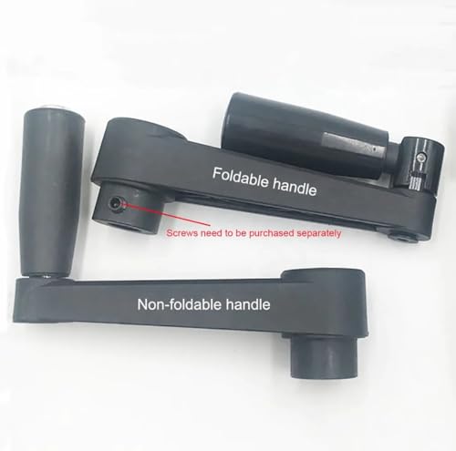 Poignée rotative de manivelle fixe 160mm pour commande de fraiseuse de précision - 4