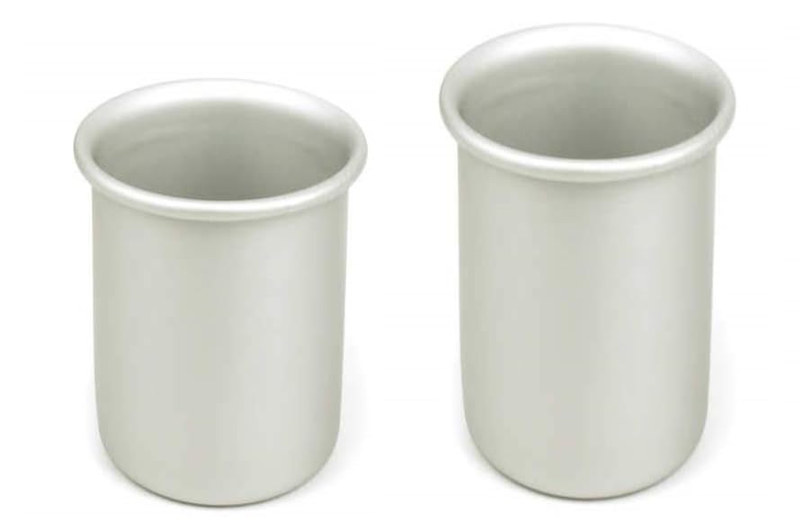 Zark Almunium Candle Mould 5/3 & 3/3 18 Gajh Pack of 2