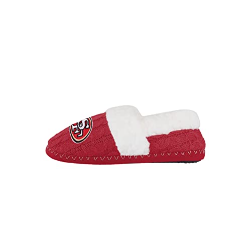 Image of FOCO Womens NFL Team Color Moccasin Slippers | Casual Slippers