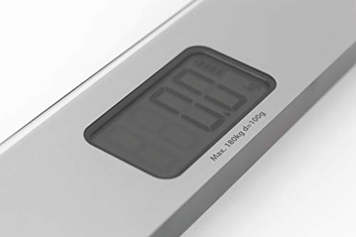 CASO Body Energy Ecostyle - Design-Personenwaage, Testsieger Haus & Garten Test, Batterielose Nutzung, Körperwaage mit hochwertiger Ganzglas-Oberfläche, bis 180 kg in 100 g-Schritten