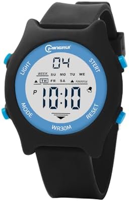 Orologio Digitale Bambino Impermeabile 30M - Con Sveglia, Cronometro, Calendario E Retroilluminazione