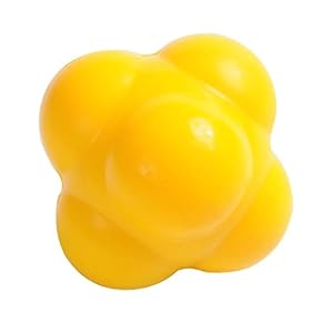 Toyvian Balle Hexagonale pour Entraînement Physique Équipement De Réaction Balle De Sport pour Exercices Intérieurs