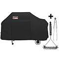 Kingkong 7552 Cover for Weber Genesis Silver/Gold / 2000-5500 Gas Grills, Black