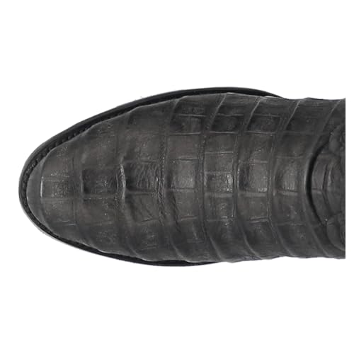 Dingo Mens Trail Boss Alligator Embroidered Round Toe Pull On4