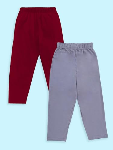 Image of KiddoPanti Boys Solid Pyjama Pant | 100% Soft Cotton Single Jersey | Comfortable Fit with Elastic Waistband & Single Front Pocket | Kids Track Pant