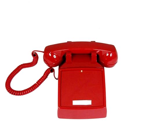 Teléfono fijo iSoHo Retro Rojo con cable clásico 2500 miniatura 3