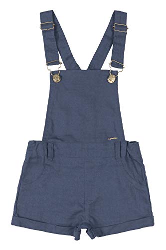 Conjunto Infantil Blusa e Jardineira, Up Baby, Meninas, Azul Escuro, 01