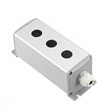 Metal Aluminum Pushbutton Industrial Home Control Switch Box 16mm 19mm 22mm 1/2/3/4/5/6 Holes 45 * 45mm 45 * 65mm3Hole,22mm 45x65mm
