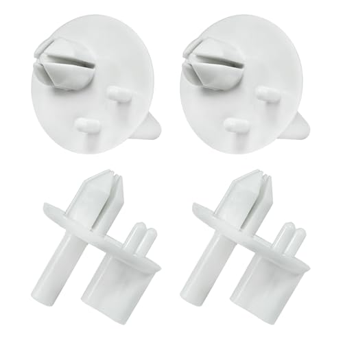 4 Pack 241993101 Refrigerator Crisper Shelf Cover Support Compatible with Frigidaire Electrolux Replace 1513081 240350802 AH2358879 AP4393090 EA2358879