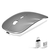 Vxeei Wireless Mouse for Laptop, Bluetooth Mouse for MacBook Pro/Air/Mac/iPad/Chromebook/Computer -R