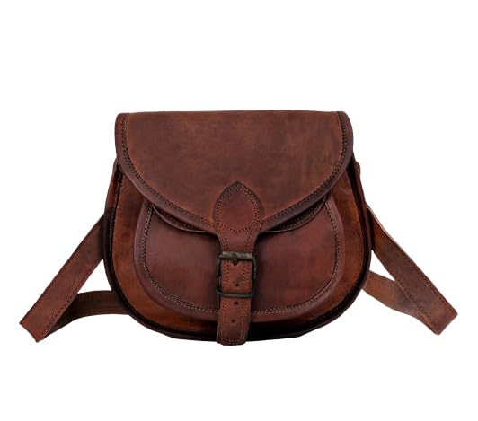 Genuine Leather Handamde Crossbody Sling Bag For Girls Women(Coco Brown) (B0CYCQLPB1) Amazon Price History, Amazon Price Tracker