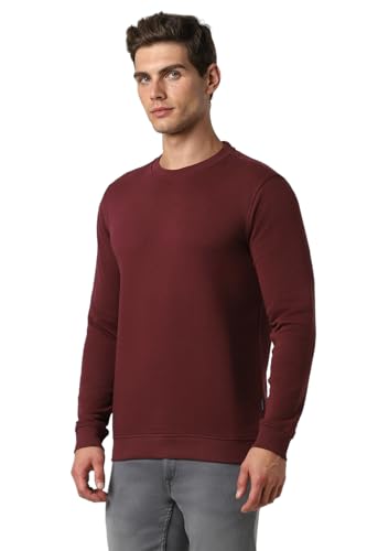 Image of Van Heusen Men Round Neck Cotton Sweatshirt