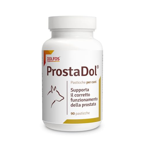Dolfos Pets Dolvit ProstaDol Suplementos para Perro, 90 Comprimidos, Próstata y Vías Urinarias, con Beta-Sitosteroles y Extractos Naturales, Suplemento para Perros Mayores y Adultos