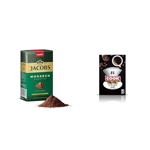 Jacobs Monarch 250 Gram x1 + COOK Premium Kağıdı - Ebat 4, 80 adet x1