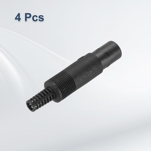 MECCANIXITY 4 Piezas S-Video Socket Hembra 8 Pines miniatura 3