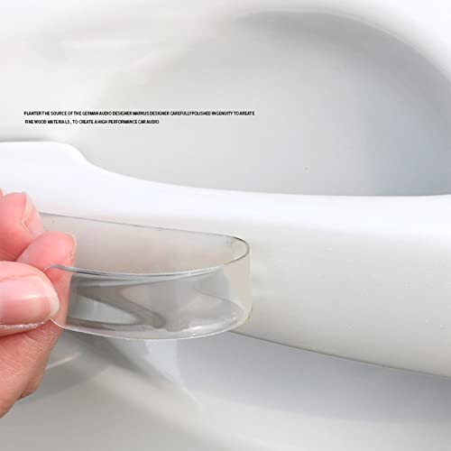 8 peças de protetor de copo para maçaneta da porta do carro, maçaneta da porta, película protetora d