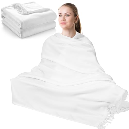 Shihanee Oversize Meditation Wrap Shawl Blanket 96'' x 53'' Large Soft Prayer Scarf Stole for Yoga Meditation Retreats Travel Men Women