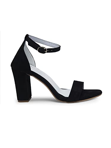 Image of Misto Women's and Girl's Formal Casual Suede Leather Block Heel Sandal