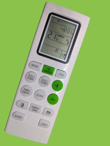 Image of Compatible with Blue Star Ac Remote | Model -IC518YNU | Suitable for 1 | 1.2 | 1.3 | 1.5 | 1.8 | 2 | 2.2 | 2.5 | 3 Ton Split and Window Air Conditioner | Match Exactly with Old Model