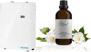 JCLOUD Smart Scent Air Machine & White Tea Essential Oils 100ML for Diffuser