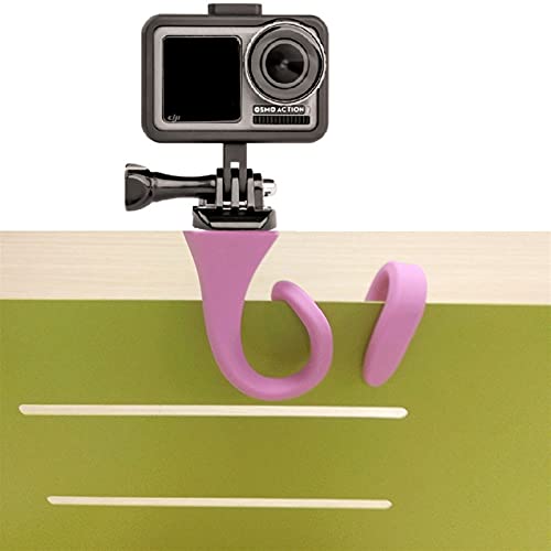 Monopod flexible SCRUBY morado para cámara y smartphone en coche o bici 5