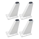 Rutschfest: Die Unterseite unserer Tischbeine ist jeweils mit einer Gummisohle versehen, mit der Sie die Höhe einstellen können (0-10 mm). Es ist rutschfest und schützt den Boden. Es kann auch Lärm reduzieren