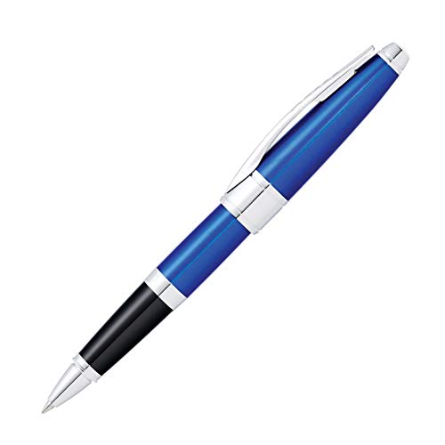 Stylo roller Cross Apogee laqué bleu le cadeau idéal pour célébrer - 2