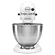 KitchenAid Classic Küchenmaschine K45 weiß 4,3L 5K45SSEWH, 275W/230V | Kapazität: 4,3L | Edelstahlschüssel | weiß, J400