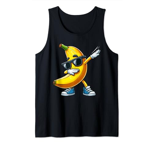 Cool Dab Banana es Dabbing Cute Dab Fruit Lover Camiseta sin Mangas