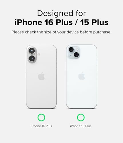 Image of Ringke for iPhone 16 Plus / 15 Plus Screen Protector [Easy Slide, 2 Pack]
