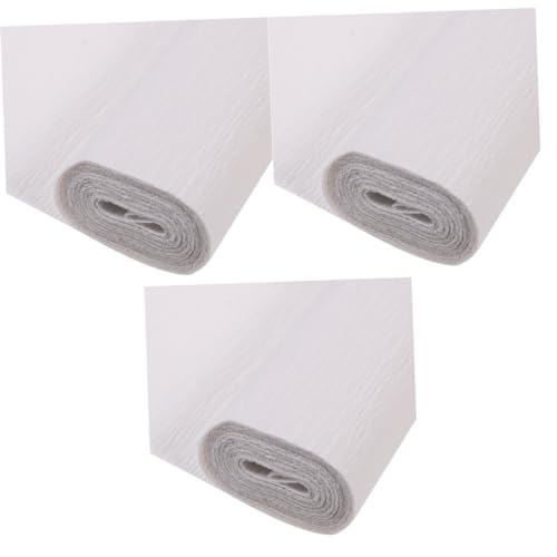 HAWILLOSCH 3 Rolls Crepe Paper Flower Kit Italian Stretch Crepe Paper Flower Tape Perfect for DIY Art Craft
