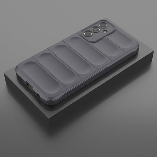 WOKEZ Samsung Galaxy A24 Fodral - Mjuk TPU, Anti-Fingeravtryck Grå