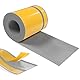 Hengrongshen Sockelleiste Selbstklebend, PVC Weichsockelleiste 70 mm x 20 mm x 6 m, Flexible Leisten Selbstklebend Geeignet für Büros, Arbeitszimmer, Küchen, Badezimmer (Grau)