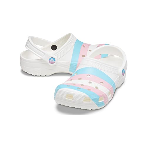 Image of Crocs Unisex Men's and Women's Classic Graphic Clog, Multi, 7 US