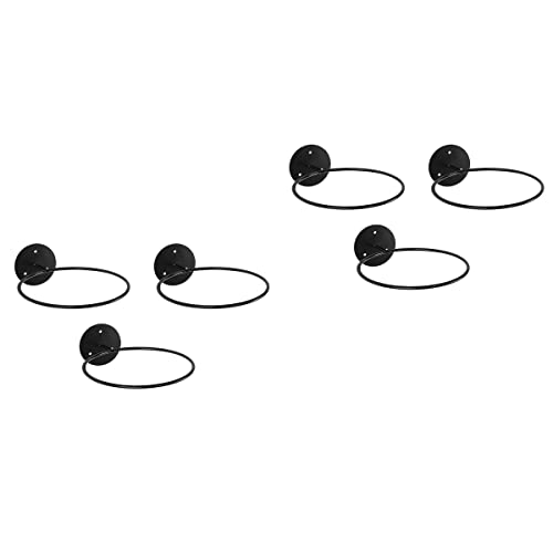 Cabilock Acessórios de caminhão, 6 peças, suporte universal para parede, suporte de futebol de metal