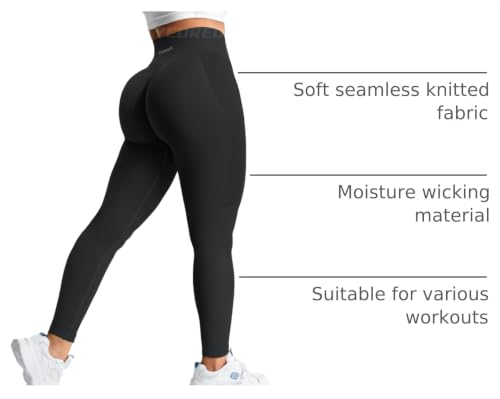 Image of YEOREO Boost Amplify Leggings for Women Seamless Scrunch Leggings | High Waist, Scrunch, Yoga, Athletic