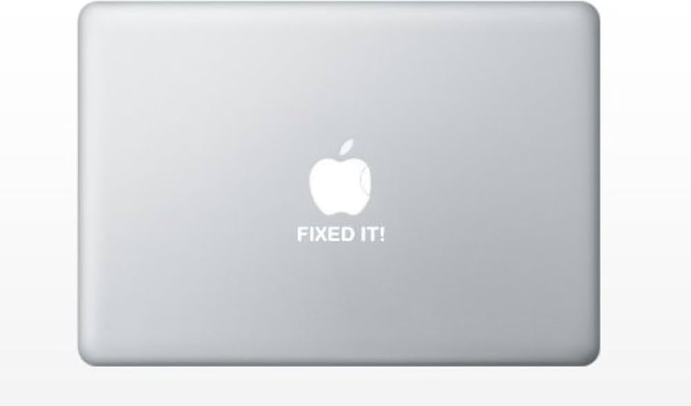 Amazon.com: Fixed It! Funny Cute for Apple MacBook Laptop