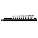 GearWrench 80307 10 Piece 1/4-Inch Drive 12 Point Standard SAE Socket Set