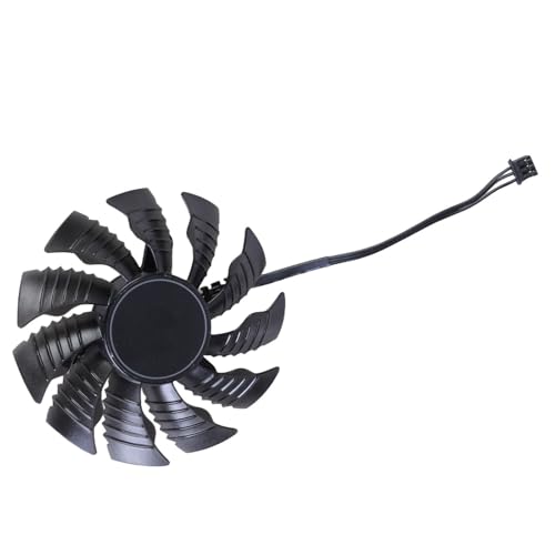 QIEIEI PLA09215S12H GPU Fan,80mm 3Pin PLA09215S12H DC12V 0.5A GPU Fan for GTX1650 1630 ITX OC Graphics Card Cooling Fan